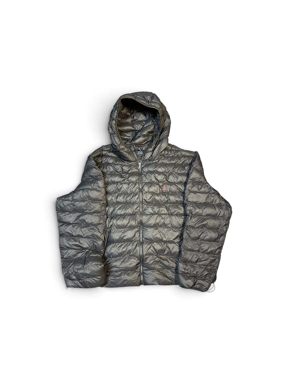 Polo Ralph Lauren Hooded Packable Full Zip Puffer Down Jacket - Black - 3XG